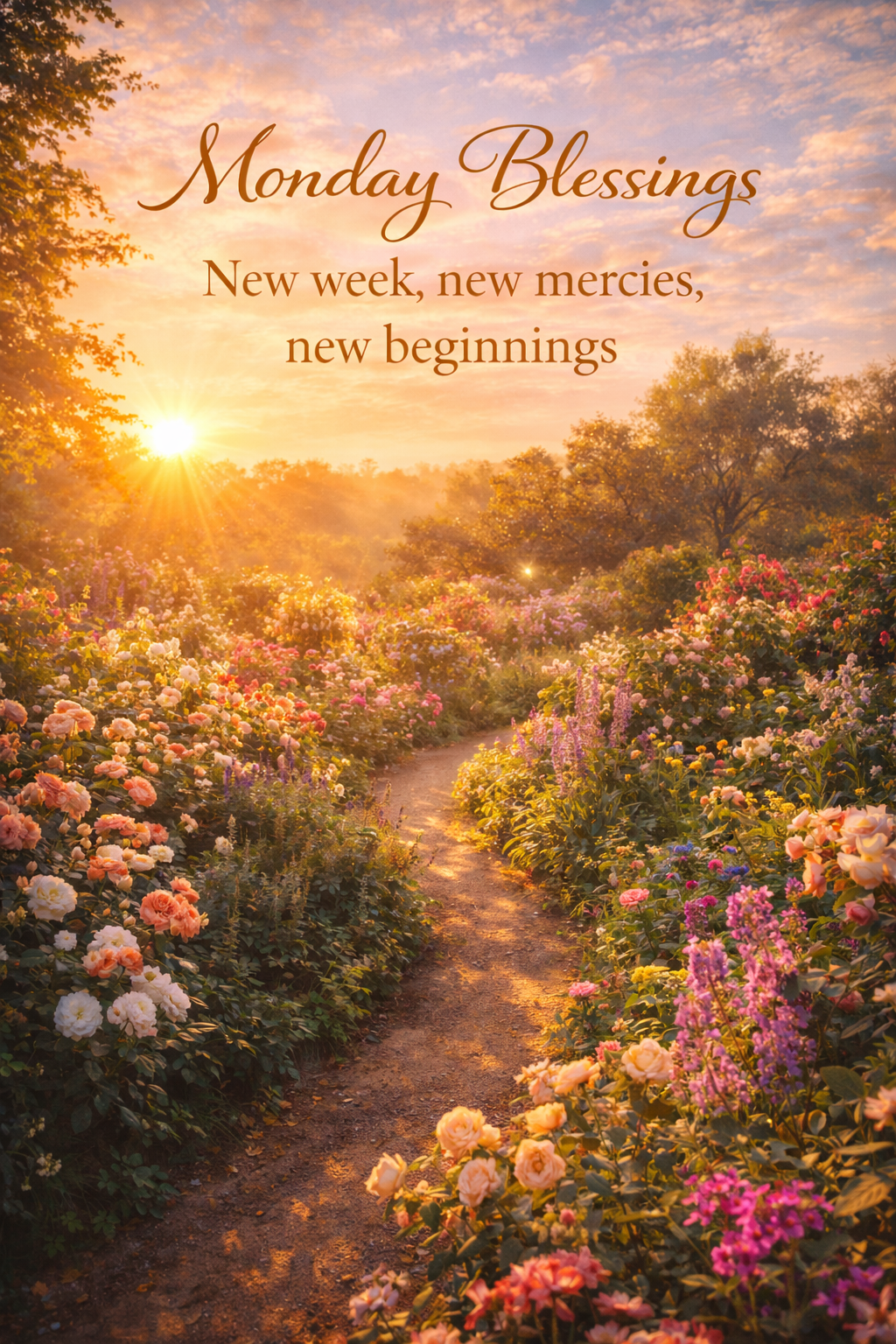 Happy Monday Blessing -- Monday Blessings New Week New Mercies